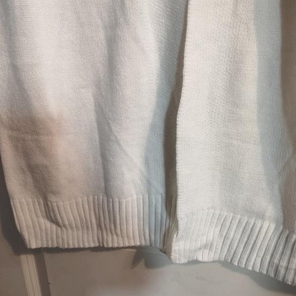 NWOT Sweater Winter White Size M - Picture 6 of 13